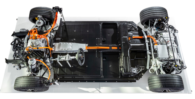 Illustration for the article titled An extremely detailed look at Porsche Taycan's Engineering Designed To Take At Tesla